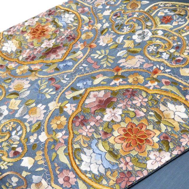 特選 袋帯 中古 リサイクル 正絹 フォーマル 仕立て上がり 六通 金駒  