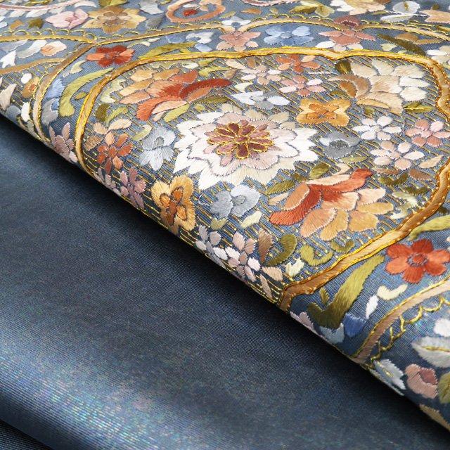 特選 袋帯 中古 リサイクル 正絹 フォーマル 仕立て上がり 六通 金駒  