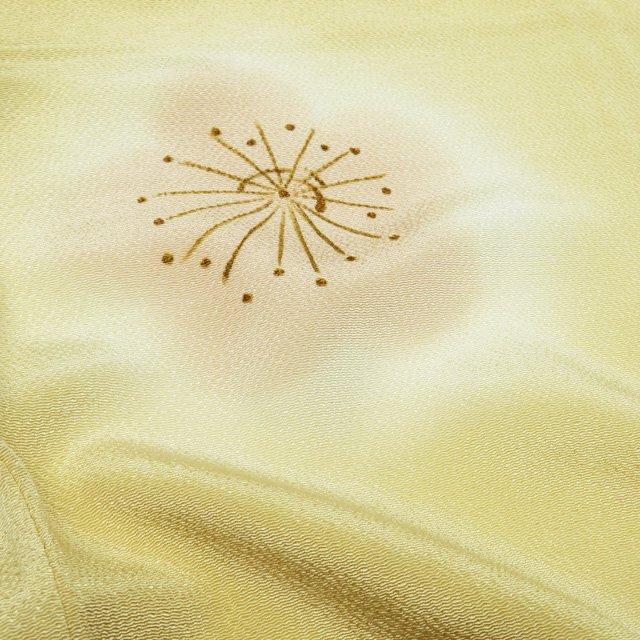 特選 小紋 着物 中古 正絹 カジュアル 銀座 伊勢由 たとう紙付き 縮緬  