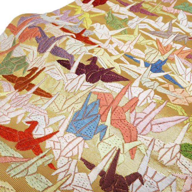 特選 袋帯 中古 正絹 リサイクル フォーマル 仕立て上がり 全通 山口  