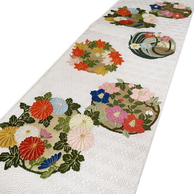 袋帯 中古 リサイクル 正絹 フォーマル 仕立て上がり 六通 織匠  