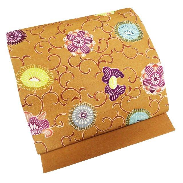 名古屋帯 なごや帯 中古 リサイクル 正絹 紬 カジュアル 仕立て上がり  