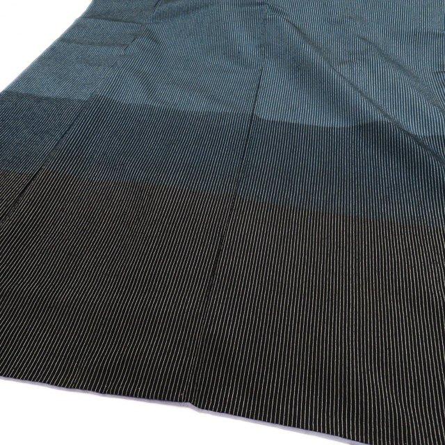FINAL PRICE ／ 本塩沢 お召し 御召 着物 中古 正絹 袷 ラベル付き
