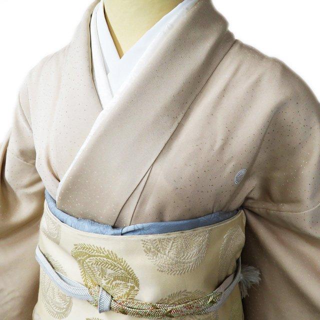 特選 色留袖 着物 中古 正絹 袷 フォーマル 紋付 五つ紋 千總 金駒刺繍