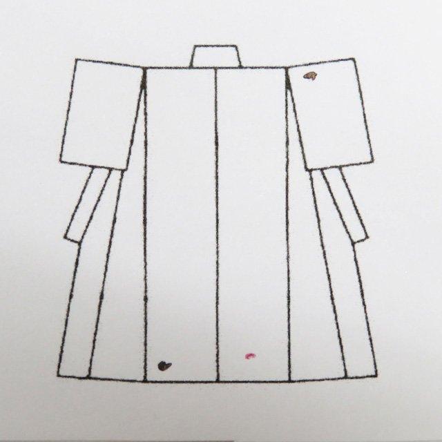 小紋 着物 中古 正絹 袷 カジュアル 花模様 鳥 孔雀 薄橙色 多色 身丈158.5cm 裄62.5cm M きもの北條 A952-4 小紋 着物 中古 正絹 袷 カジュアル 花模様 鳥 孔雀 薄橙色 多色 身丈