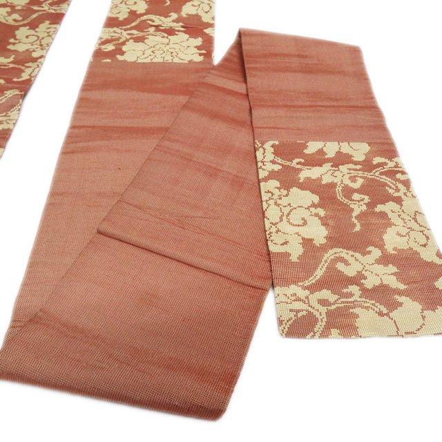 名古屋帯 中古 リサイクル カジュアル 仕立て上がり 人間国宝 喜多川平  
