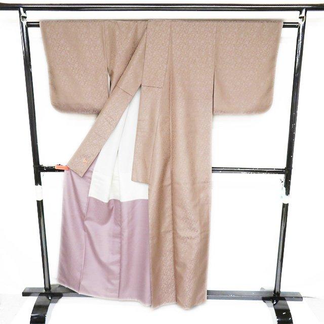 FINAL PRICE ／ 特選 お召し 御召 着物 中古 紋付 作家物 落款 地模様
