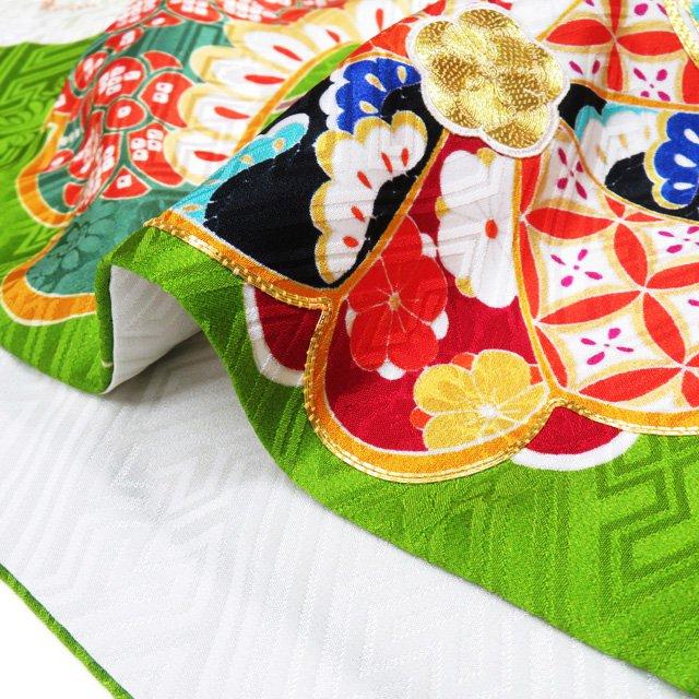 平和屋着物○アンティーク 大正ロマン つけ帯 唐織 横笛鳳凰文 金糸