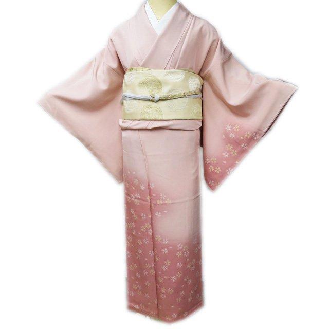 付下げ 付け下げ 訪問着 着物 未使用 正絹 袷 花模様 桜 ぼかし 付下げ 付け下げ 訪問着 着物 未使用 正絹 袷 花模様 桜 ぼかし