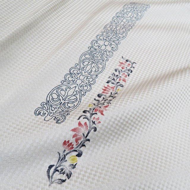 FINAL PRICE ／ お召し 御召 着物 中古 正絹 袷 フォーマル 落款 
