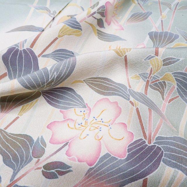 特選 訪問着 着物 中古 正絹 袷 フォーマル 本加賀友禅 竹内銀風 落款