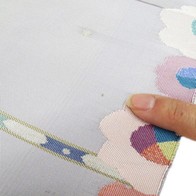 特選 袋帯 中古 リサイクル 正絹 カジュアル 仕立て上がり お太鼓柄  