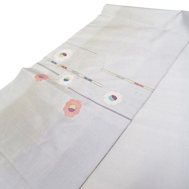 袋帯 未使用 正絹 カジュアル 仕立て上がり 六通 一蔵 唐鹿の子 葡萄文  