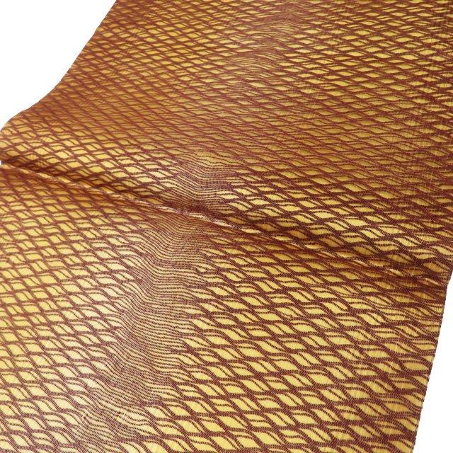 夏物 袋帯 中古 リサイクル 正絹 カジュアル 仕立て上がり お太鼓柄 波