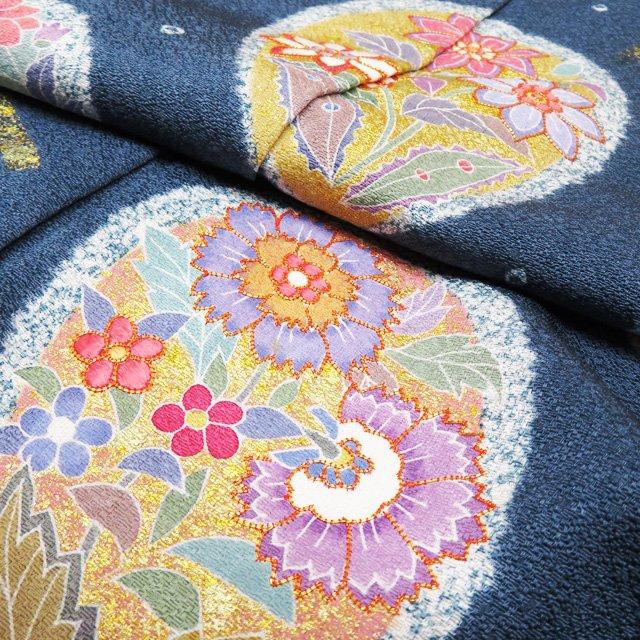特選 訪問着 着物 中古 袷 フォーマル 京友禅 松井佚鴦 金駒刺繍 花模様 御召茶色 多色 金 身丈158.5cm 裄64.5cm M きもの北條 A989-3 楽天市場】【 中古 】 特選 訪問着 リサイクル着物 袷 フォーマル 京