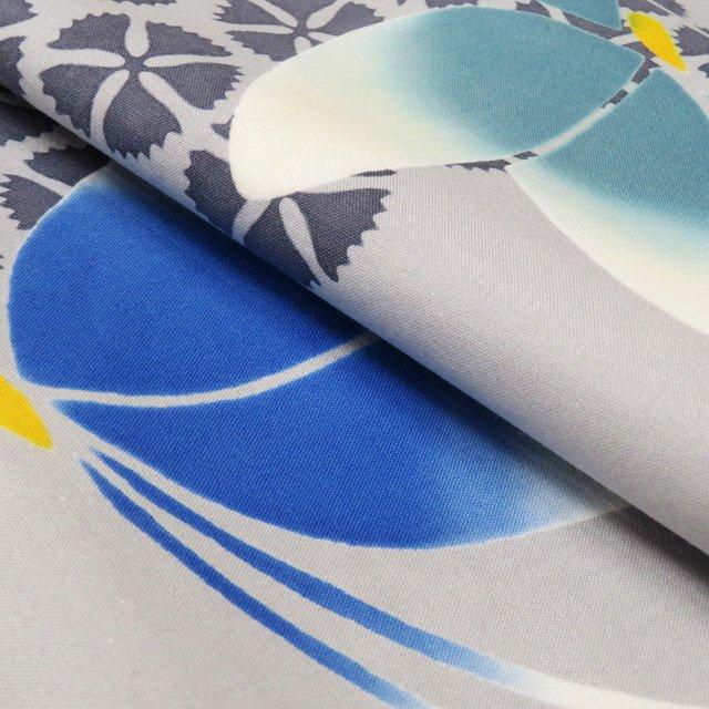 特選 夏物 反物 浴衣 着物 未仕立て 新古品 木綿 カジュアル 竺仙 花