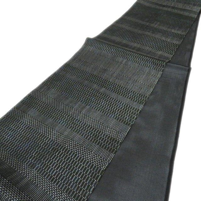 夏物 袋帯 中古 リサイクル 正絹 フォーマル 仕立て上がり 六通 黒色 緑系色 銀 きもの北條 A992-21 夏物 袋帯 中古 リサイクル 正絹 フォーマル 仕立て上がり 六通 黒色