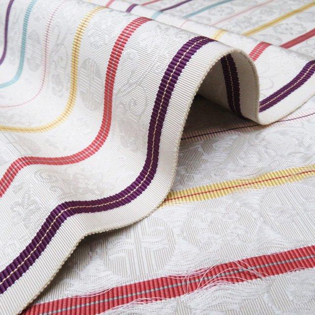 名古屋帯 なごや帯 中古 リサイクル 正絹 カジュアル 仕立て上がり 全  