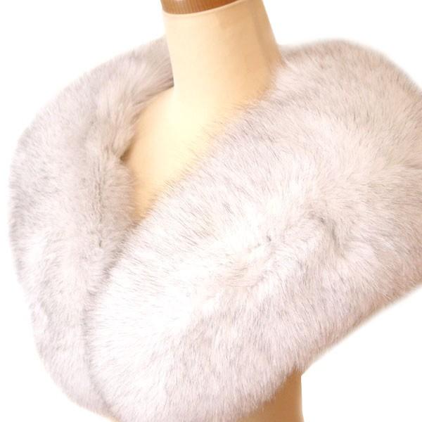 送料無料】最高級SAGAブルーフォックスショール ファー 振袖