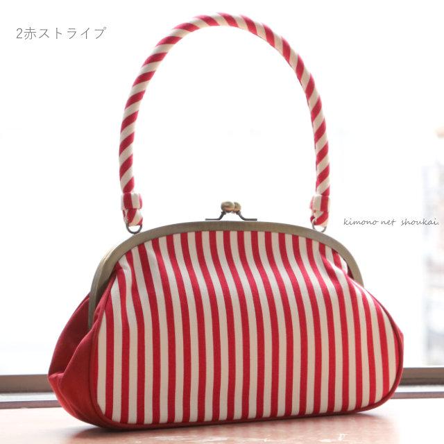 がま口 バッグ 和装 和柄 レトロモダン ハンドバッグ 着物バッグ 浴衣