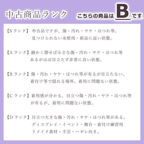 送料無料】【中古】 振袖 正絹（中古 ランクB からし色 カタバミ 桜