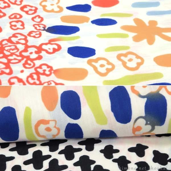 ツモリチサト ブランド 浴衣【tsumori chisato/注染 生成り ツモリチサト ブランド 浴衣【tsumori chisato/注染 生成り