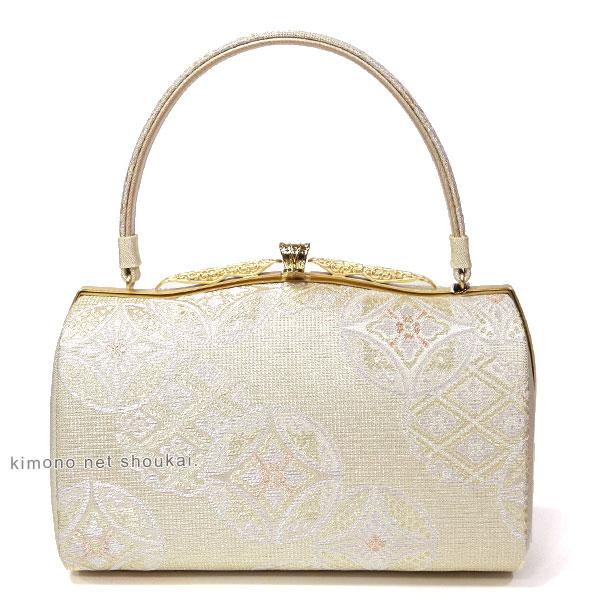 沙織　礼装用草履バッグセット　日本製　シャンパンゴールド　華七宝　サイズ　L wsaorizbag3info5.jpg