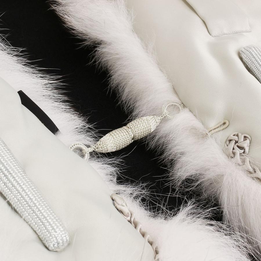 最高級✨美品✨SAGA FURS ファーベスト　グレー系　ブルーフォックス Kisste（キステ） ファーショール ブルーフォックス グレー 成人式