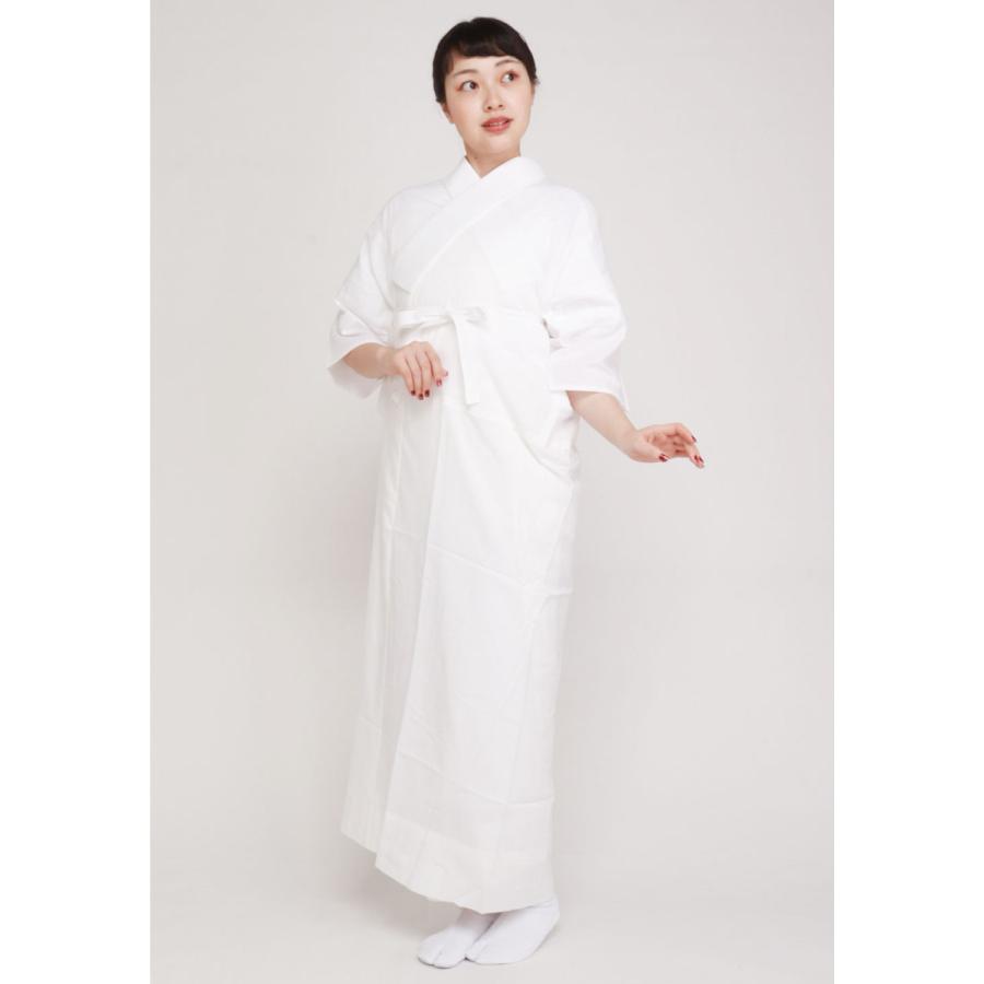 長襦袢 洗える 衿秀 き楽っく きらっく 肌襦袢 うそつき長襦袢 夏用 絽 白 S M L | Kisste | 16