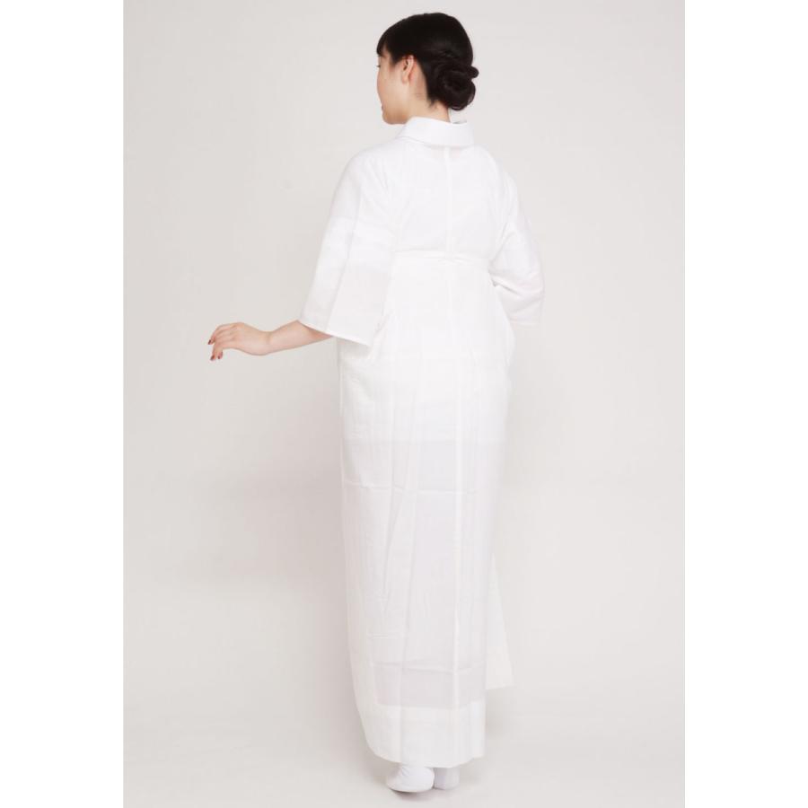 長襦袢 洗える 衿秀 き楽っく きらっく 肌襦袢 うそつき長襦袢 夏用 絽 白 S M L | Kisste | 17