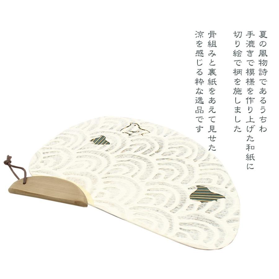 手漉き団扇 粋と粋 貝型 和紙 深緑色 千鳥 うちわ 竹 浴衣用うちわ 夏 プレゼント 涼 5 6 こだわりきもの専門店kisste 通販 Yahoo ショッピング