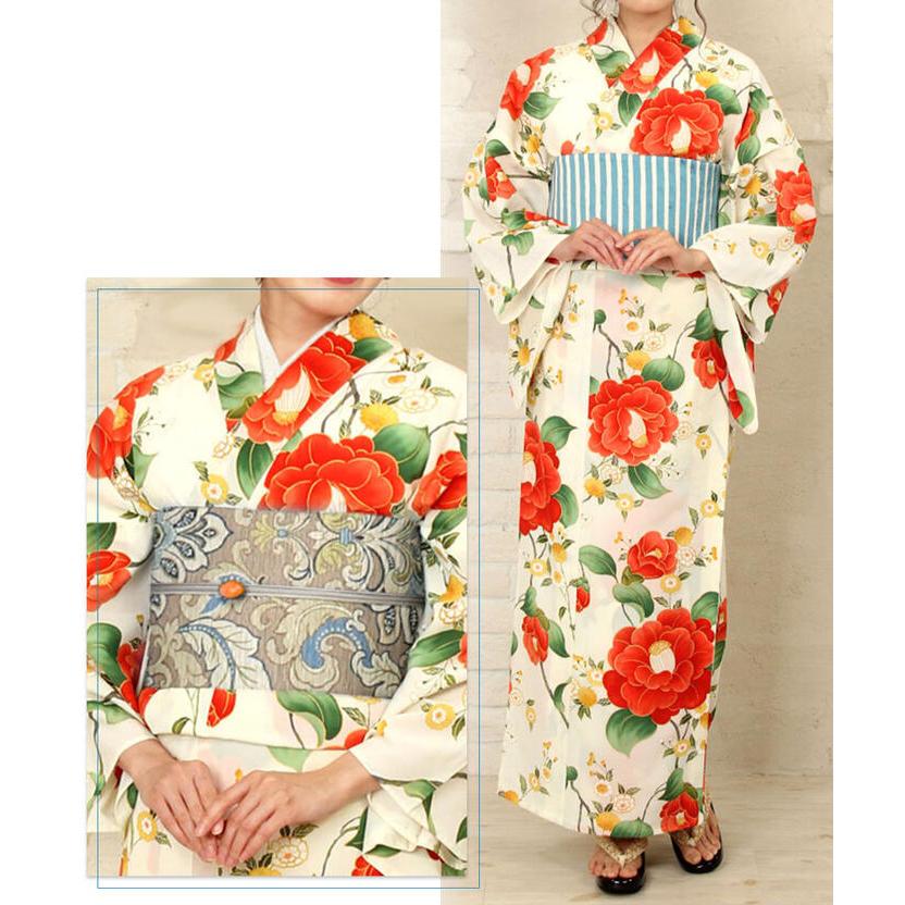 浴衣 着物 洗える 単衣 セオアルファ 夏着物 裄 SALE 爆買の画像