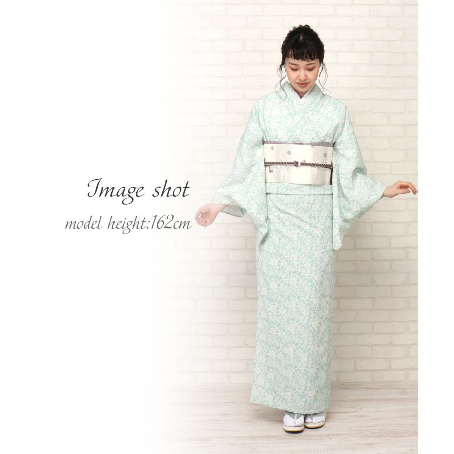 Kisste 着物 洗える 単衣 セオアルファ 夏着物 裄丈66 裄丈68