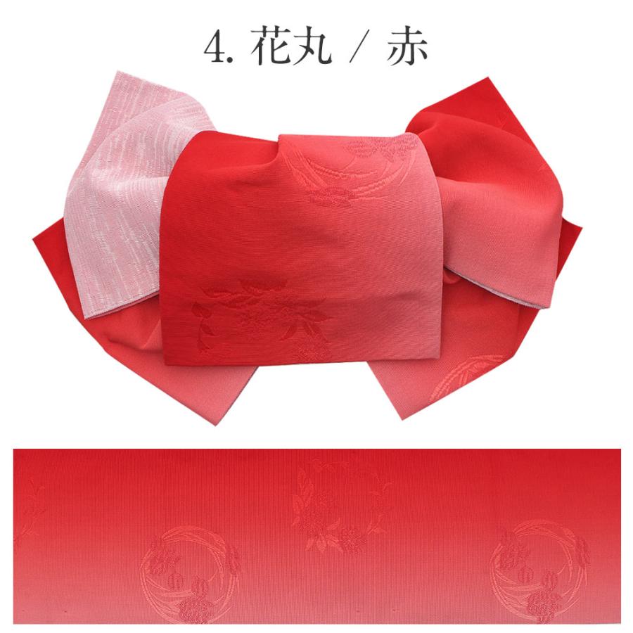 専用です☆ターコイズの着物に作り帯☆ Kisste 浴衣 帯 作り帯 浴衣作り帯 紫 赤 ピンク 黄色