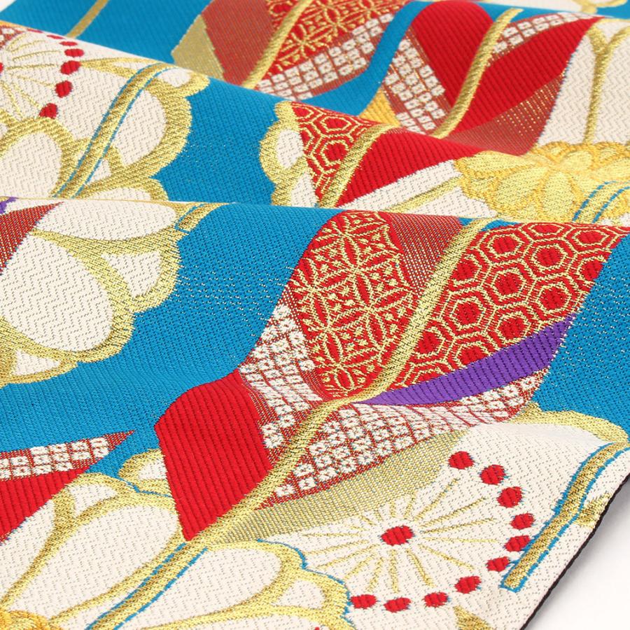 帯1058 ○高級 正絹 夏帯 六通 袋帯