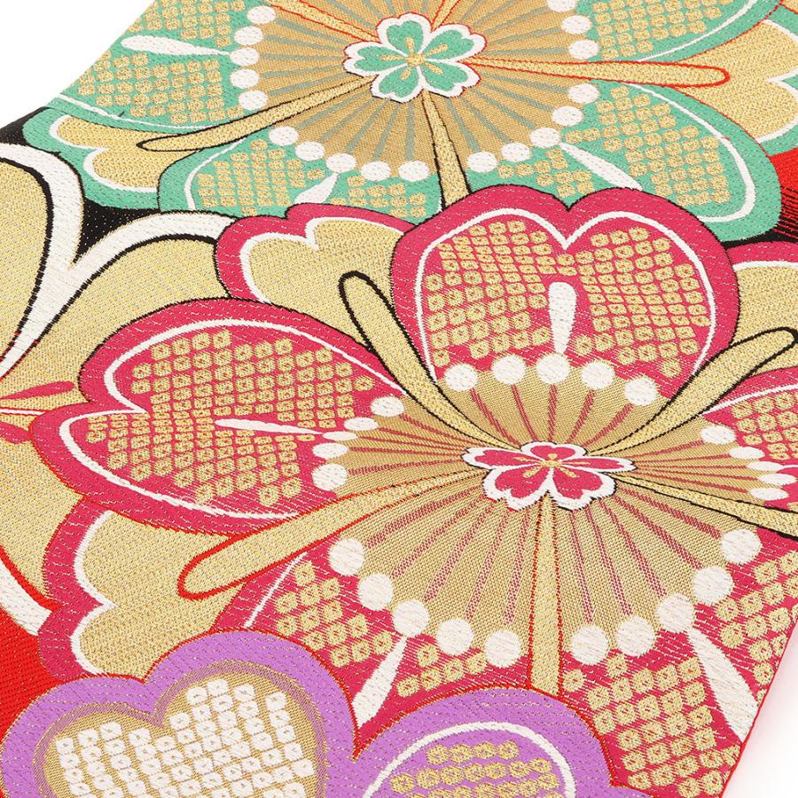 Kisste（キステ） 振袖 帯 振袖帯 振袖の帯 振袖用袋帯 袋帯 振袖用 赤