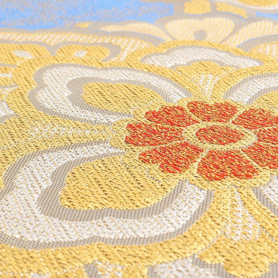 Kisste（キステ） 振袖 帯 振袖帯 振袖の帯 振袖用袋帯 袋帯 振袖用 青