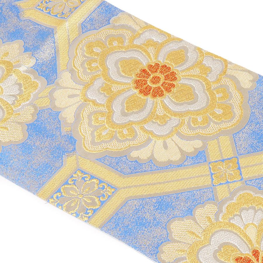 Kisste（キステ） 振袖 帯 振袖帯 振袖の帯 振袖用袋帯 袋帯 振袖用 青