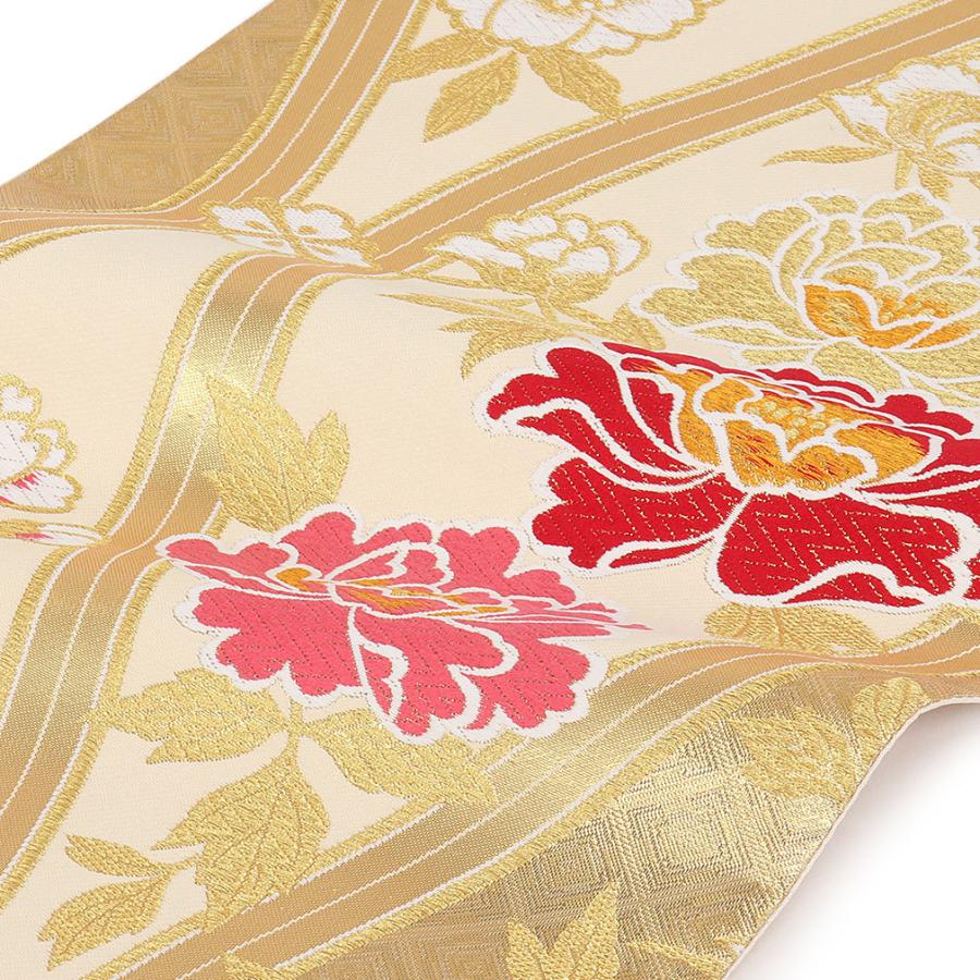 ぼこ　振袖と袋帯 さくら 白 菊に蔦 那須ほほみ・ｻｸﾗ（【振袖・袋帯・長襦袢の