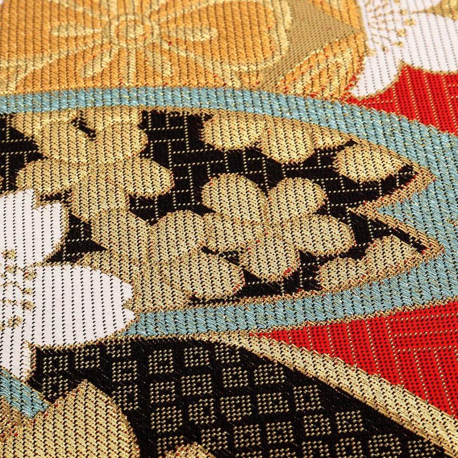 Kisste 振袖 帯 振袖帯 振袖の帯 振袖用袋帯 袋帯 振袖用 赤 桜