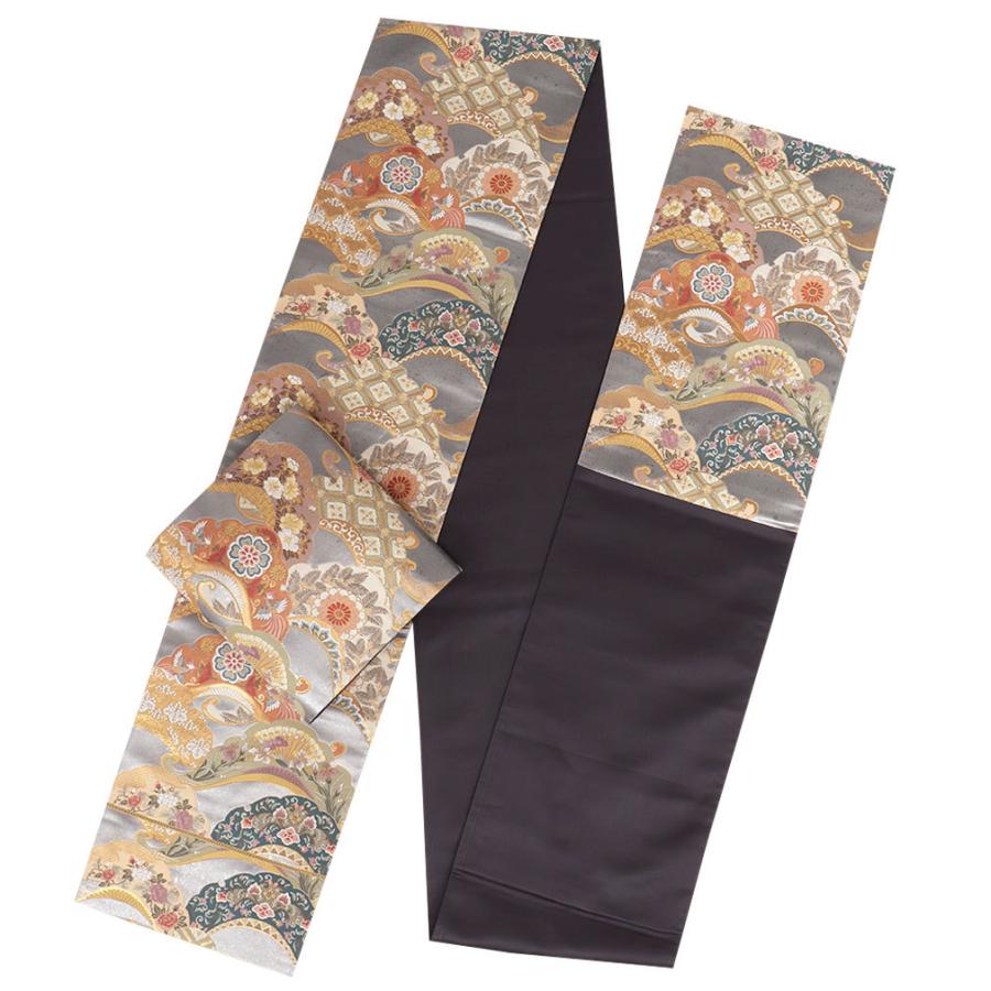 Kisste（キステ） 帯 袋帯 留袖用帯 フォーマル 西陣織 留袖帯 灰色 松