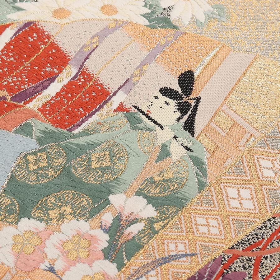 留袖　訪問着　美しい花柄 袋帯　月次絵花市松文様　帯 留袖訪問着美しい花柄 袋帯月次絵花市松文様帯