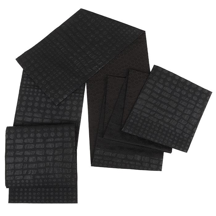 Kisste（キステ） 振袖 帯 袋帯 成人式 ブラック 水玉 クロコダイル 廣