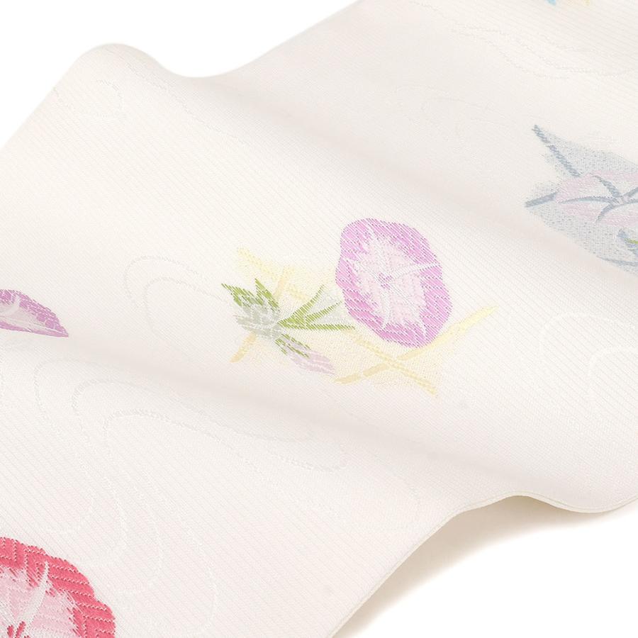 Kisste（キステ） 夏帯 名古屋帯 夏 夏名古屋帯 正絹 新品 九寸 白