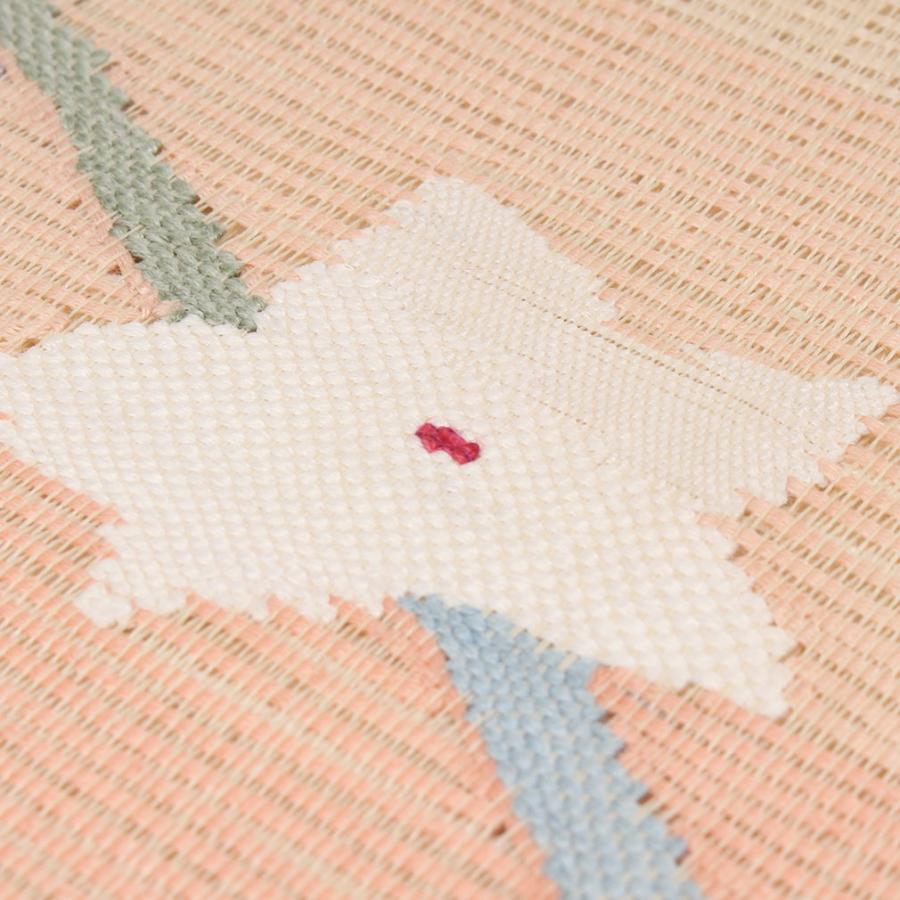 夏帯 名古屋帯 夏 夏名古屋帯 正絹 新品 八寸名古屋帯 ベージュ 正絹