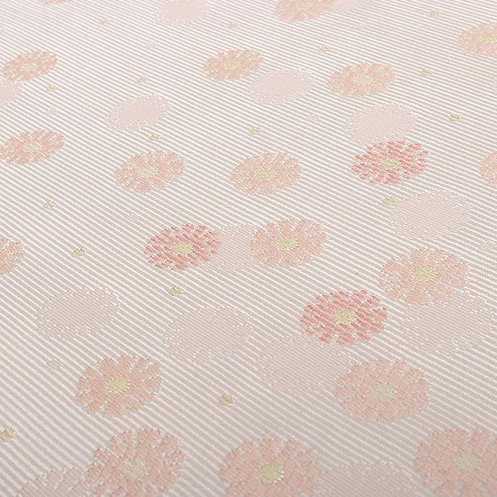 名古屋帯 博多帯 博多織 帯 八寸 ピンク 小花 SALE 爆買の画像