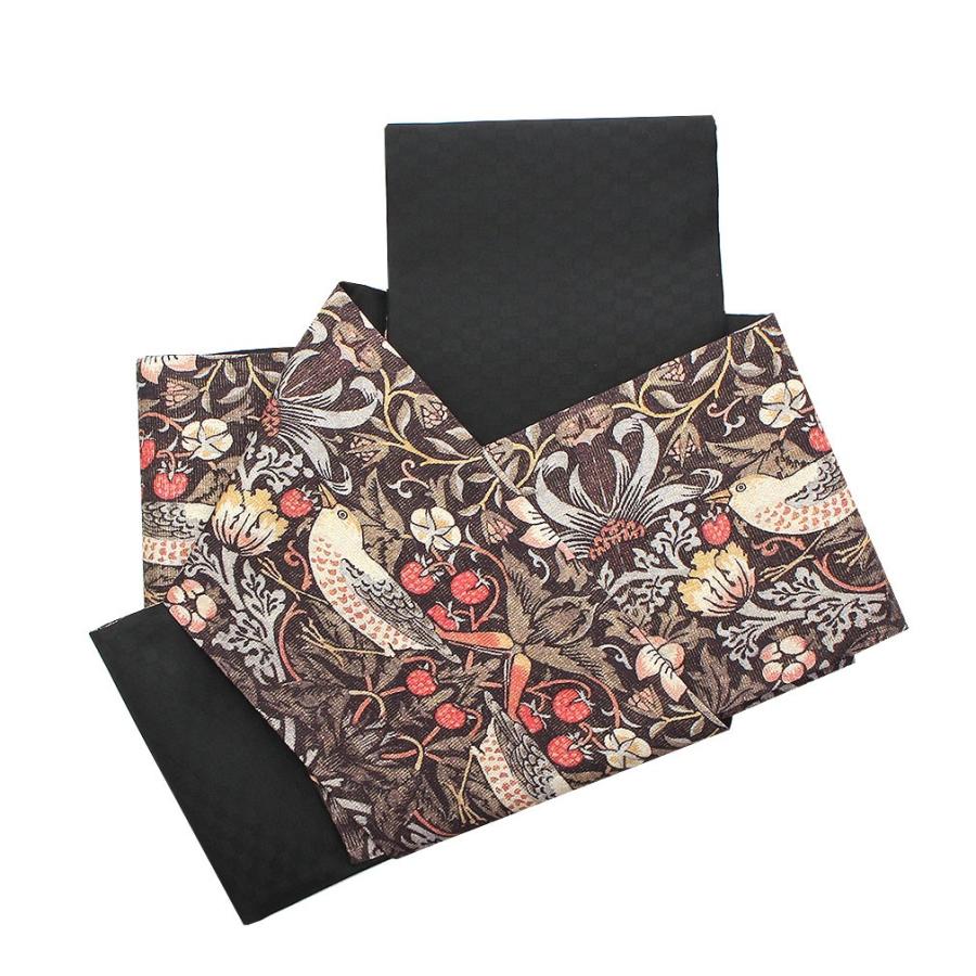 半幅帯 紬 つむぎ 蝶々 可愛い 臙脂色 ワインレッド NO-1129 半幅帯 紬 つむぎ 蝶々 可愛い 臙脂色 ワインレッド NO-1129