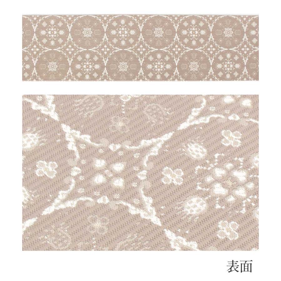 Kisste 博多織 半幅帯 正絹 帯 本場筑前 小袋帯 ベージュ 丸紋 Kisste 博多織 半幅帯 正絹 帯 本場筑前 小袋帯 ベージュ 丸紋