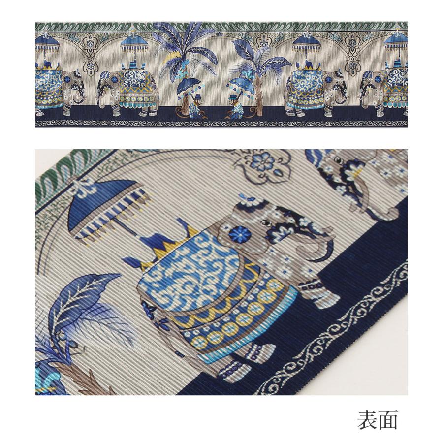 半幅帯 長尺 グレー 帯 リバーシブル 召しませ花 SALE 爆買の画像
