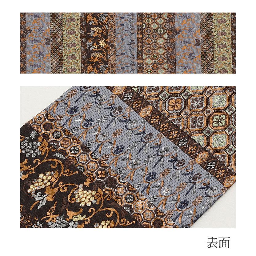 半幅帯 正絹 帯 半巾帯 普段用 茶 橙 青 黄緑 SALE 爆買の画像